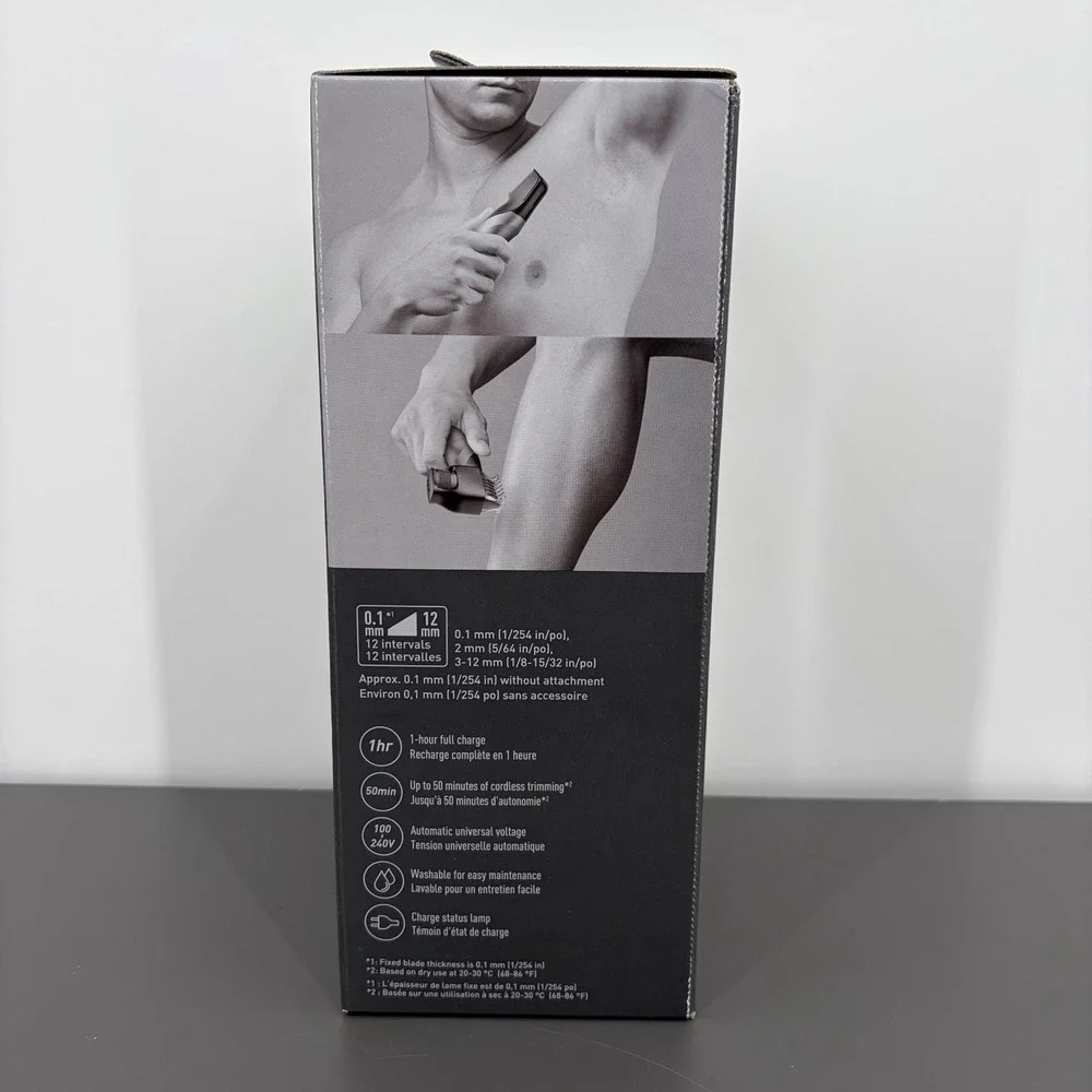 Panasonic ER-GK80-S Body Groomer Wet Dry Cordless Shaving Trimmer Black NEW